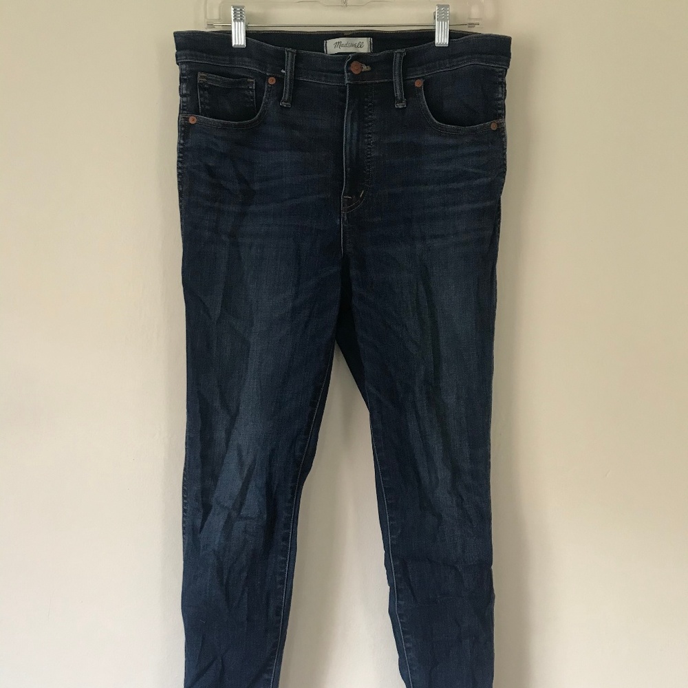 Madewell 10'' High Rise Skinny Jean Classic Wash